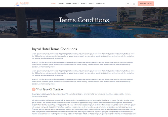 Terms Conditions